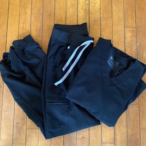 Figs black scrubs SMALL